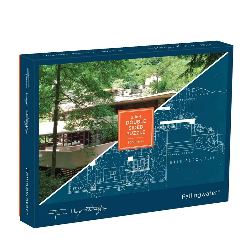 Frank Lloyd Wright Fallingwater Double-Sided