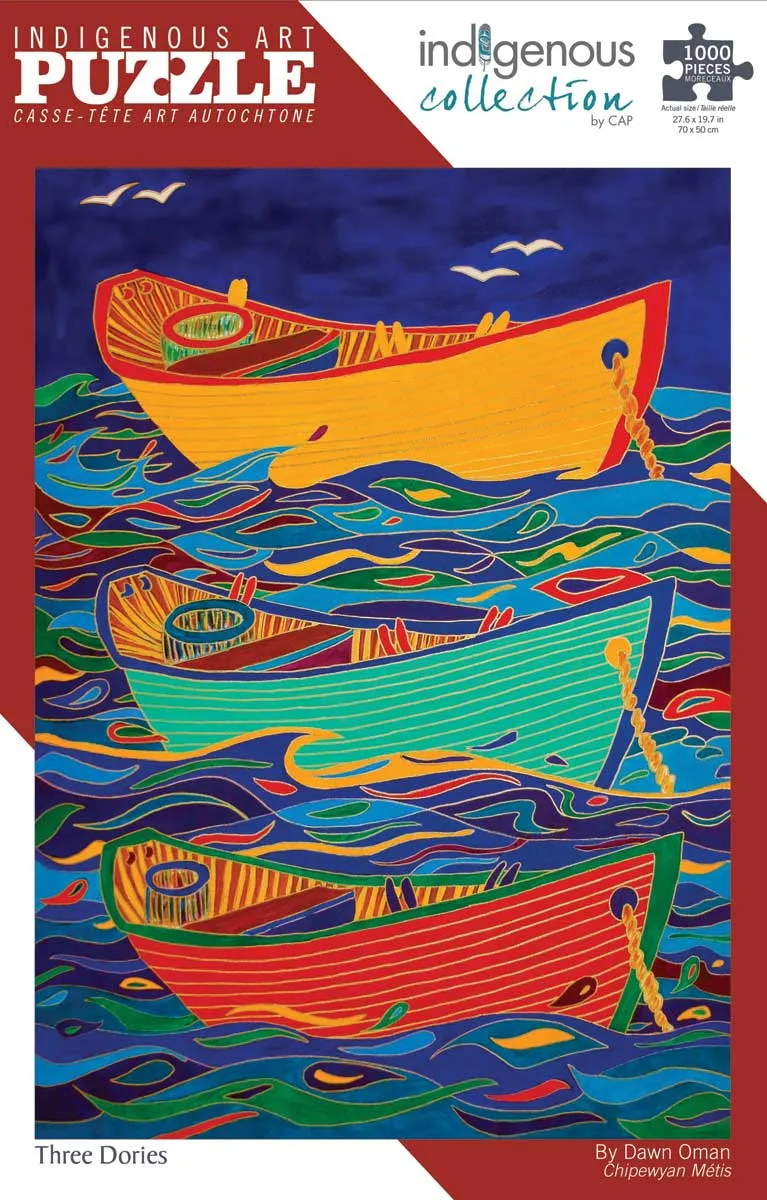 Three Dories, Dawn Oman