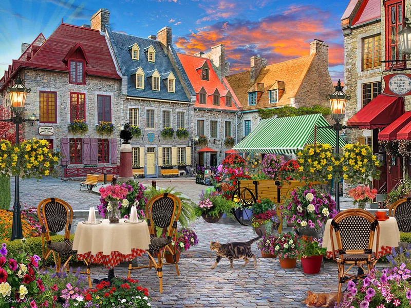 Village Square, David Maclean (550pcs)