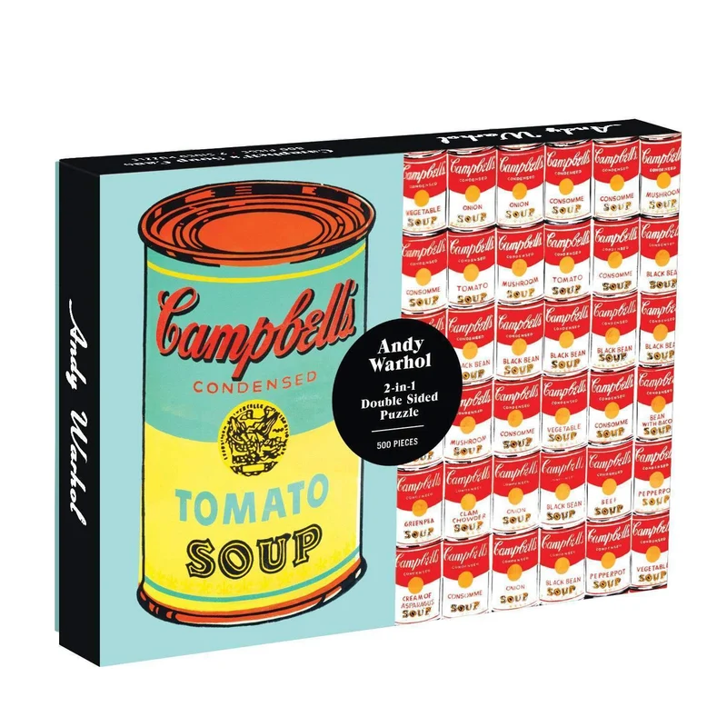 Andy Warhol Soup Can Double-Sided