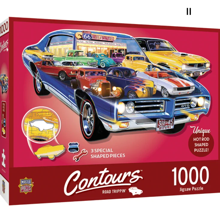 Contours Shaped - Road Trippin' (1000pcs)