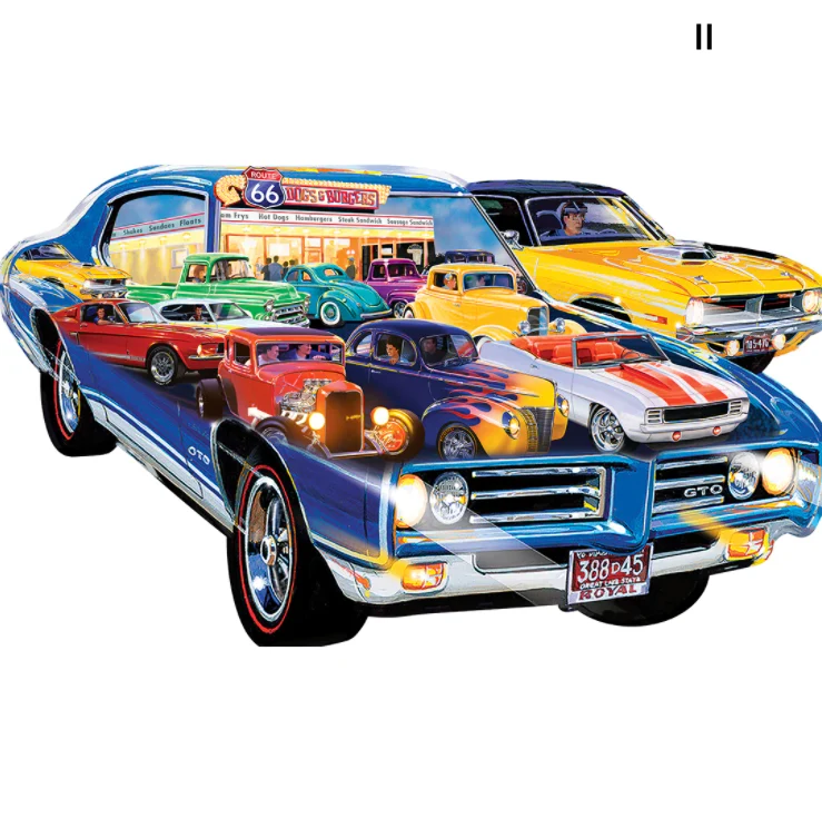 Contours Shaped - Road Trippin' (1000pcs)