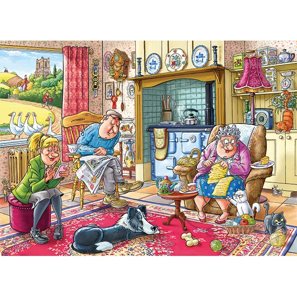 Wasgij Mystery #17, Catching Break / Pas de repos pour la famille !