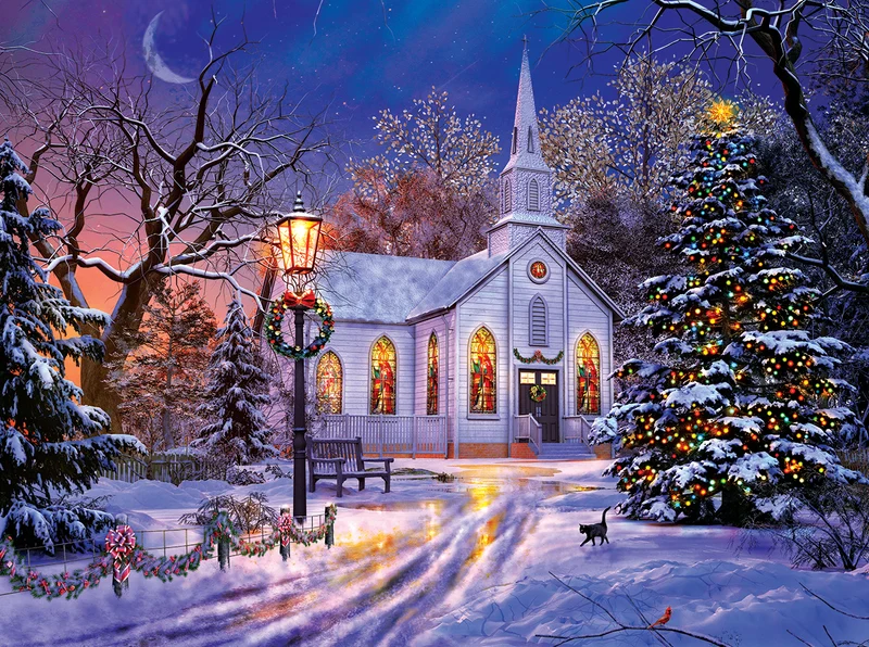 The Old Christmas Church, Dominic Davison