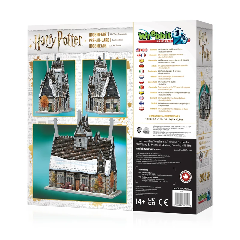 Harry Potter 3D - Hogsmeade – The Three Broomsticks (395pcs)