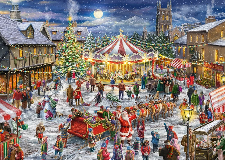 The Christmas Carousel, Daniela Pirola (2x1000pcs)