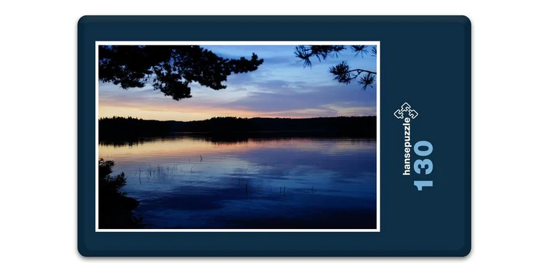 18412 Natur - Sonnenuntergang in Schweden Puzzle