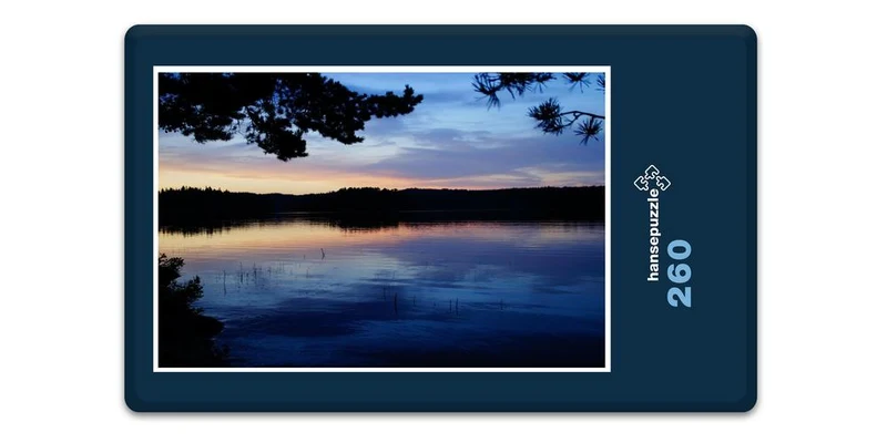 18412 Natur - Sonnenuntergang in Schweden Puzzle