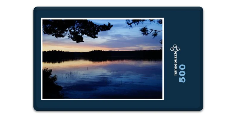 18412 Natur - Sonnenuntergang in Schweden Puzzle