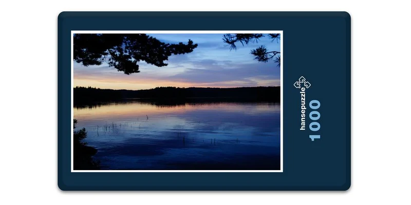 18412 Natur - Sonnenuntergang in Schweden Puzzle