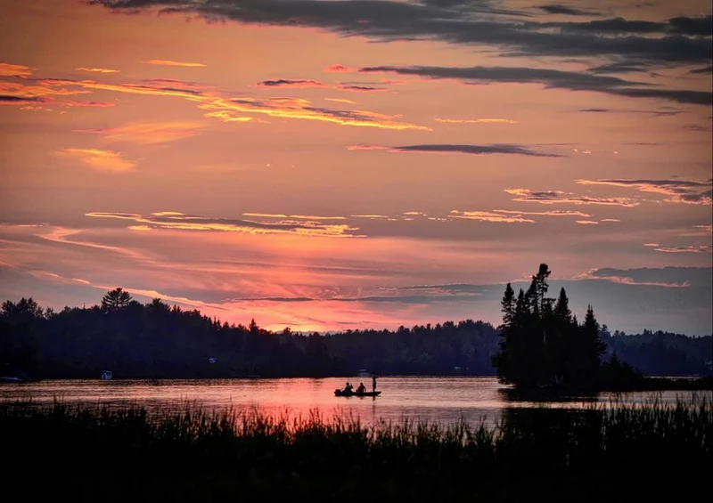 26435 Natur - Sonnenuntergang am Wasser Puzzle
