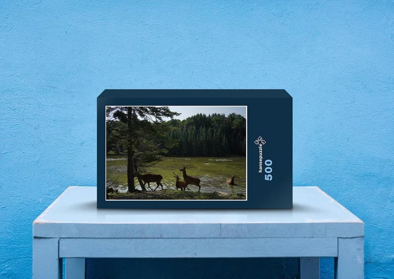 20758 Tierwelt - Rehe am Fluss Puzzle