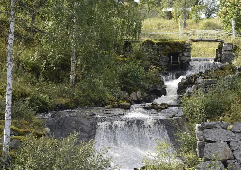 20838 Natur - Wasserfall in Schweden Puzzle