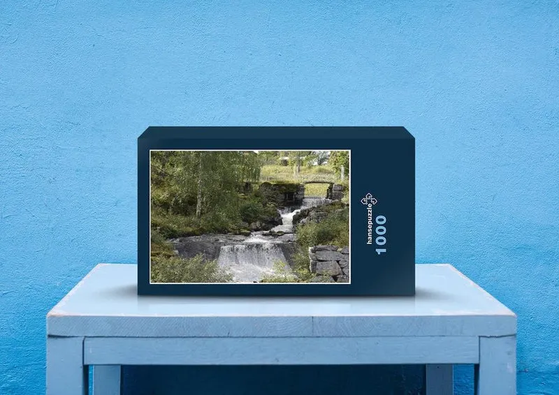 20838 Natur - Wasserfall in Schweden Puzzle