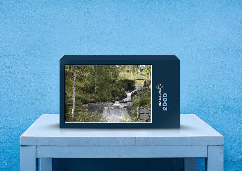 20838 Natur - Wasserfall in Schweden Puzzle