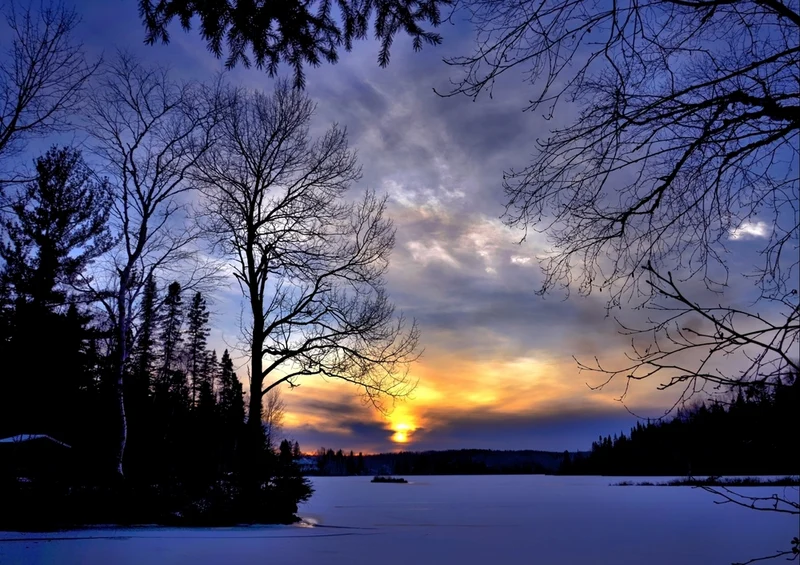 45229 Natur - Sonnenuntergang Puzzle