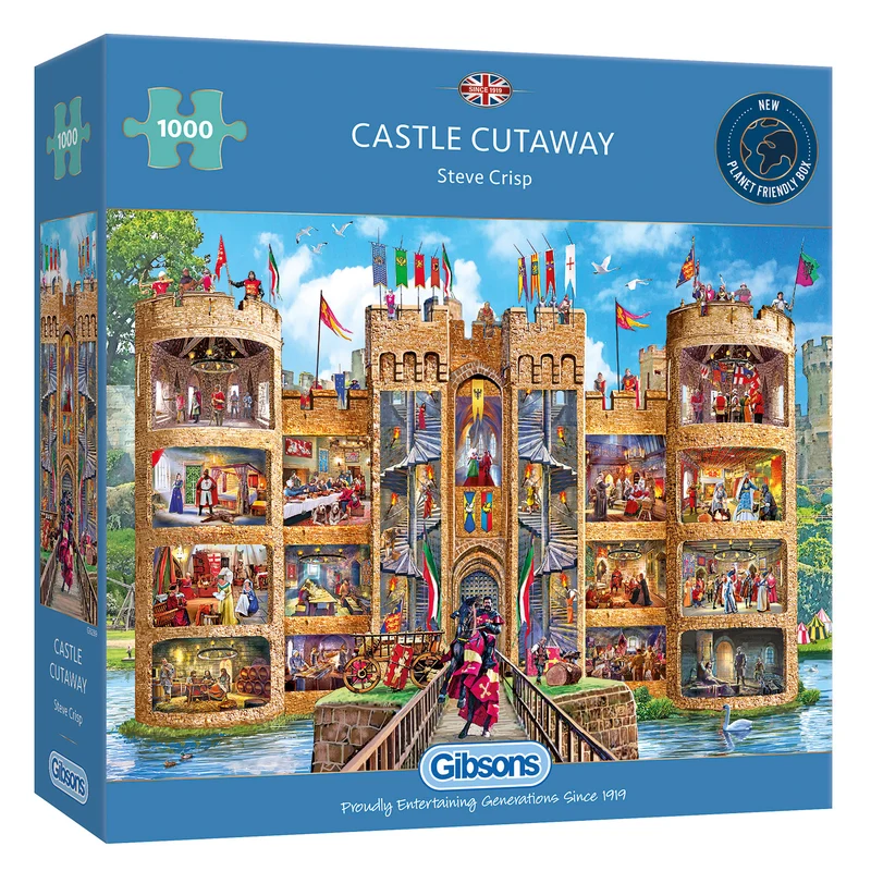 Castle Cutaway, Steve Crisp (1000pcs)