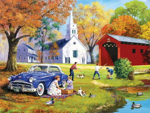 Family Time by the River