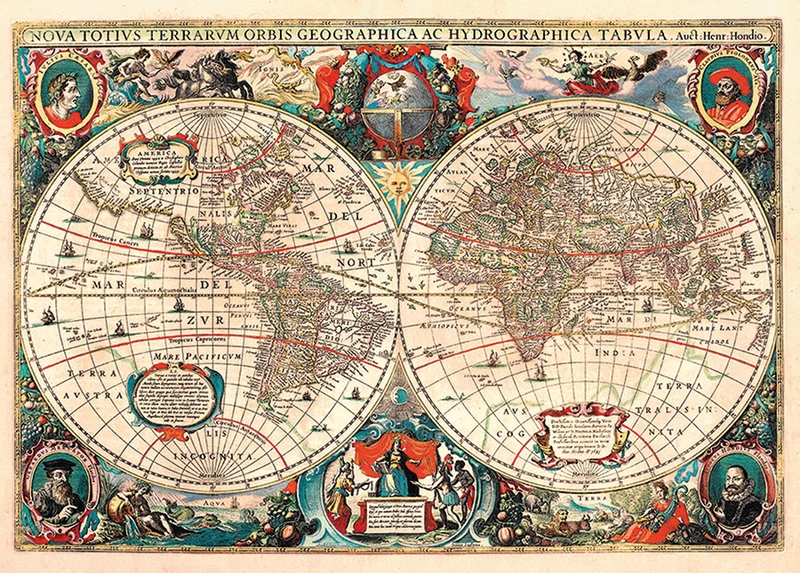 World Map (Vintage Maps)
