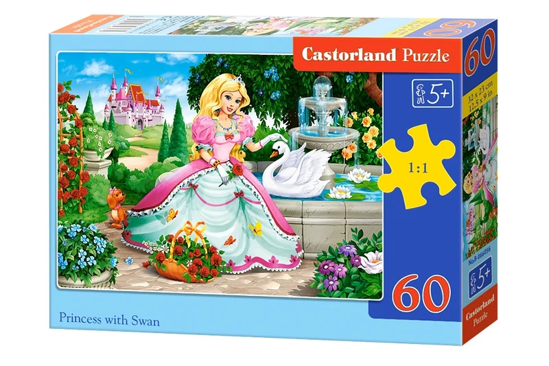 Princess With Swan, 60pc