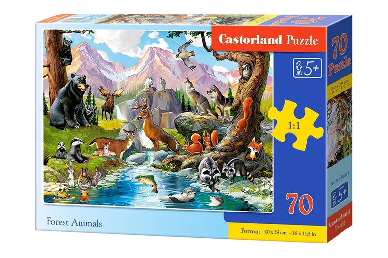 Forest Animals, 70pc