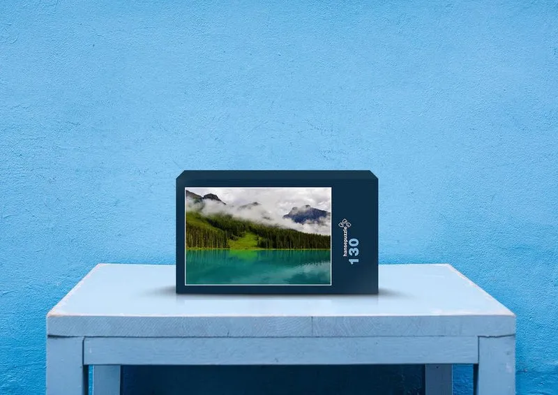 20733 Natur - Bergsee mit Wolken Puzzle