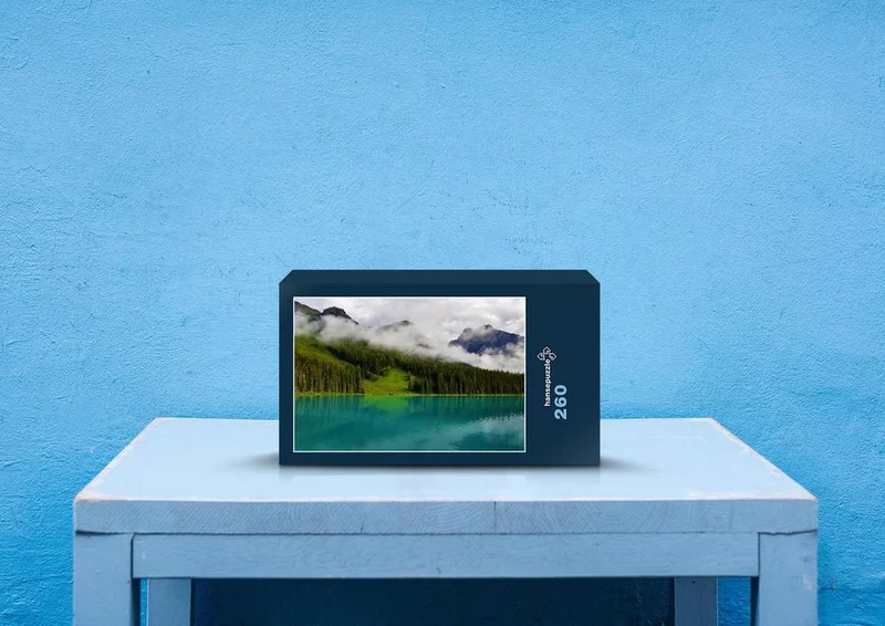20733 Natur - Bergsee mit Wolken Puzzle