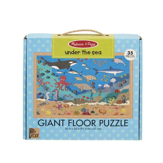 Natural Play Floor Puzzle: Under The Sea