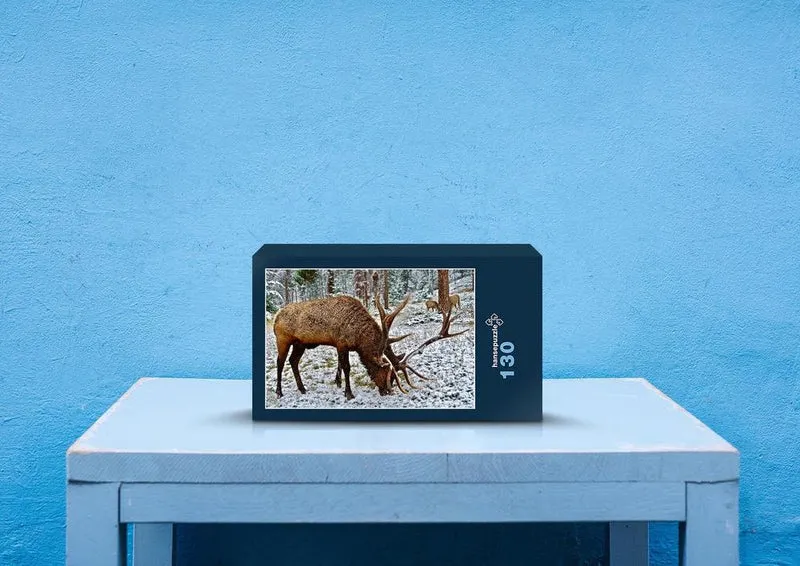 20778 Tierwelt - Elch im Schnee Puzzle