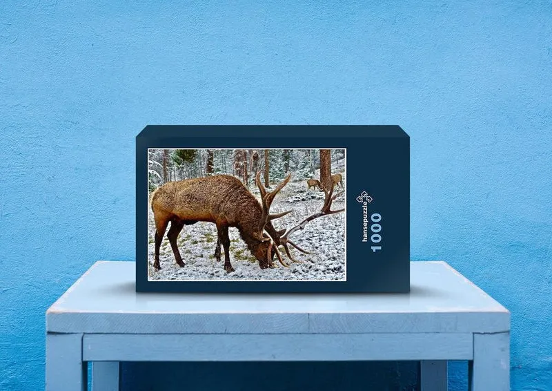 20778 Tierwelt - Elch im Schnee Puzzle