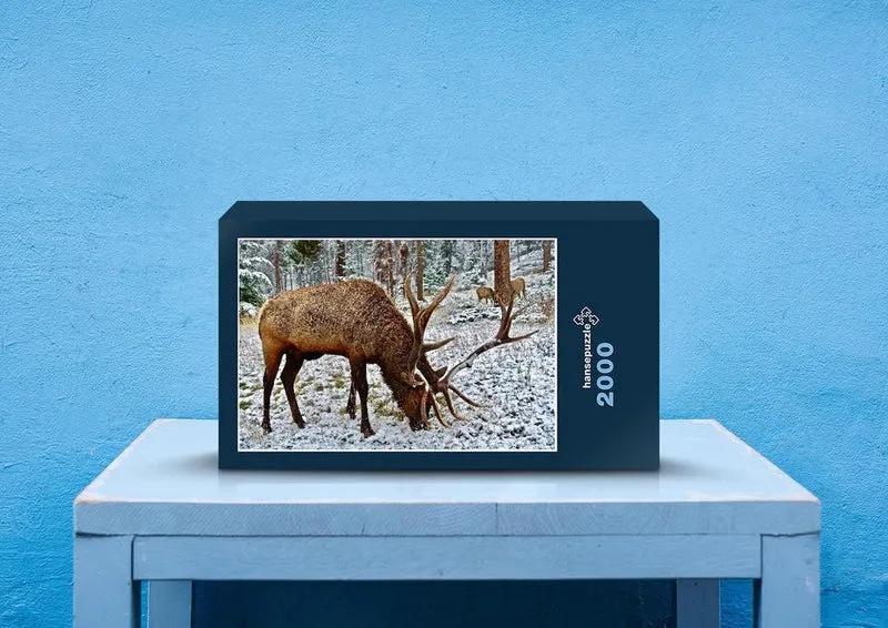 20778 Tierwelt - Elch im Schnee Puzzle