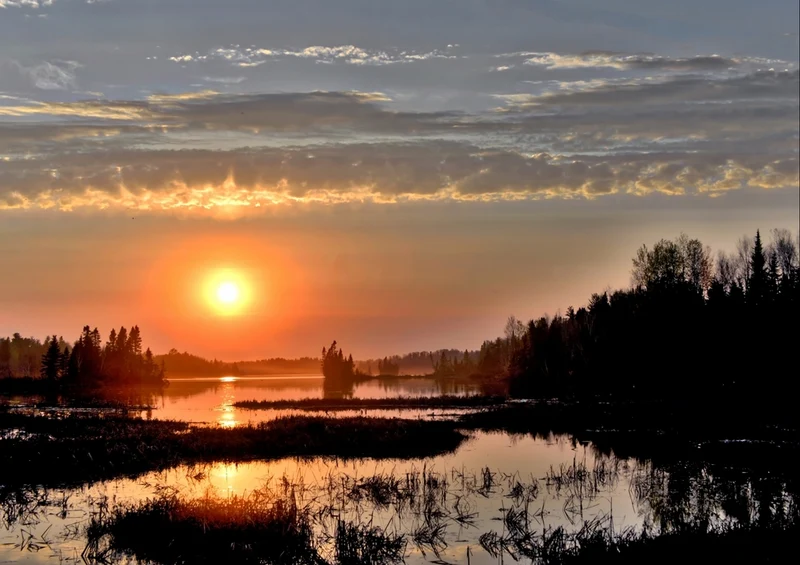33986 Natur - Sonnenuntergang Puzzle