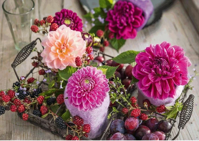 Berries and Flowers