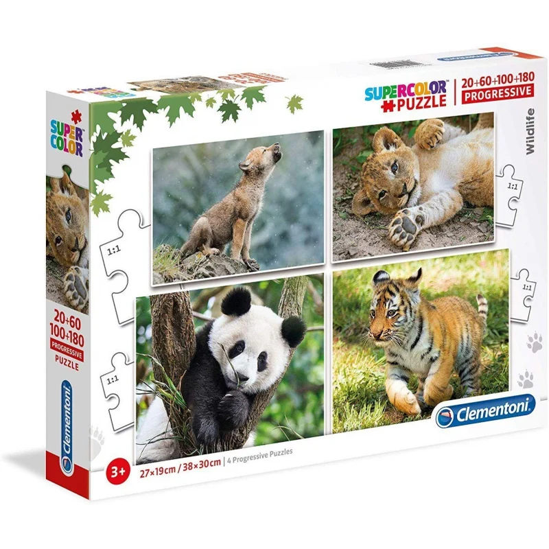 Wildlife - 4 Puzzles in 1