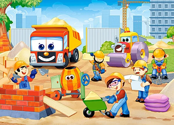 Funny Construction Site, 60pc