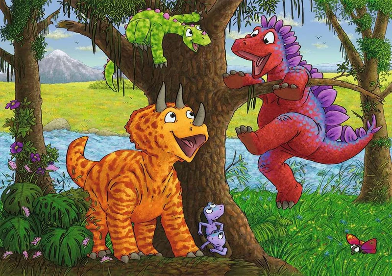 Ravensburger Dinosaurs at play
