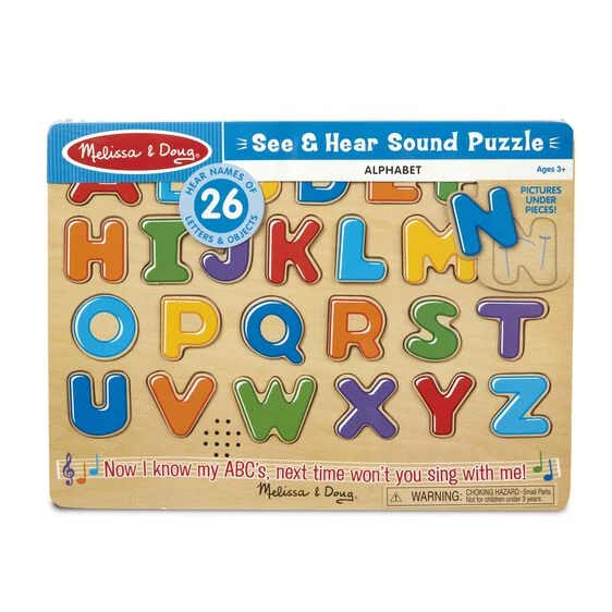 See & Hear Sound Puzzle - Alphabet
