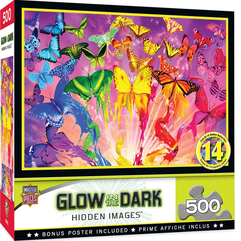 Hidden Image Glow in the Dark - Metamorphosis