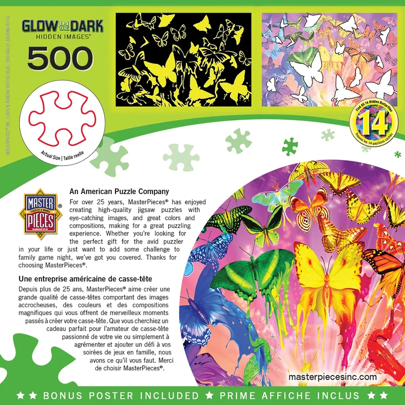 Hidden Image Glow in the Dark - Metamorphosis