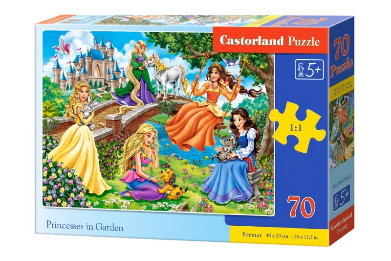 Princesses in Garden, 70 Pieces