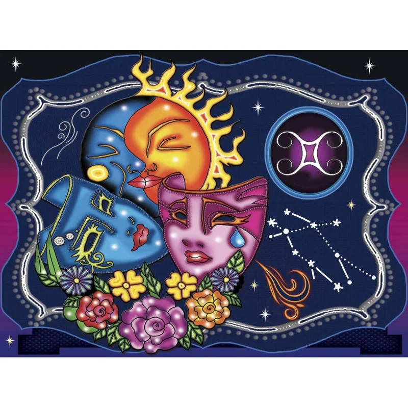 Gemeaux/ Gemini, Diamond Painting