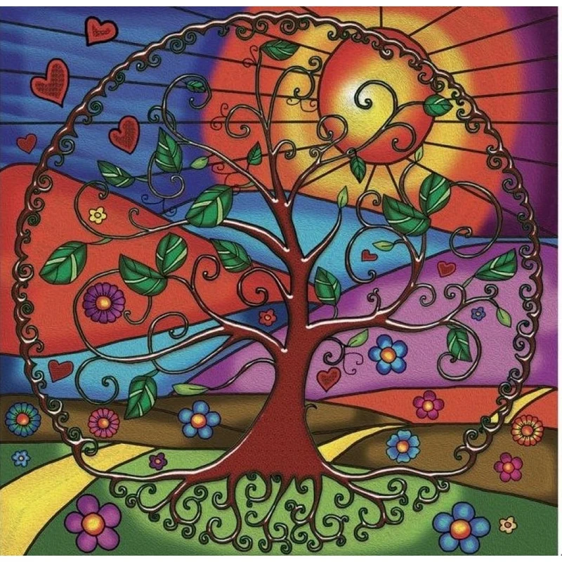 Arbre de Vie/ Tree of Life, Diamond Painting