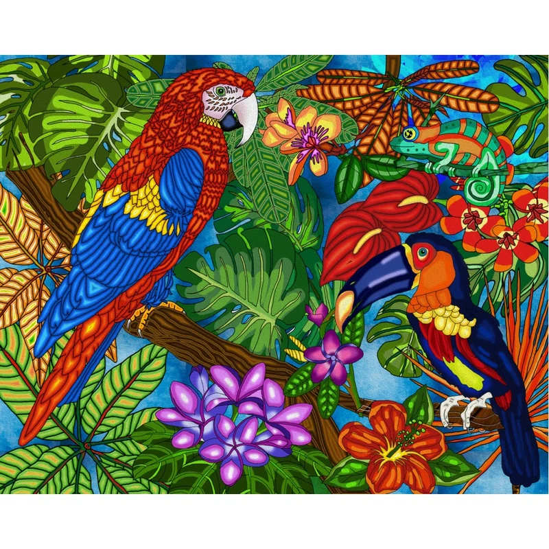 Tropical, Diamond Painting