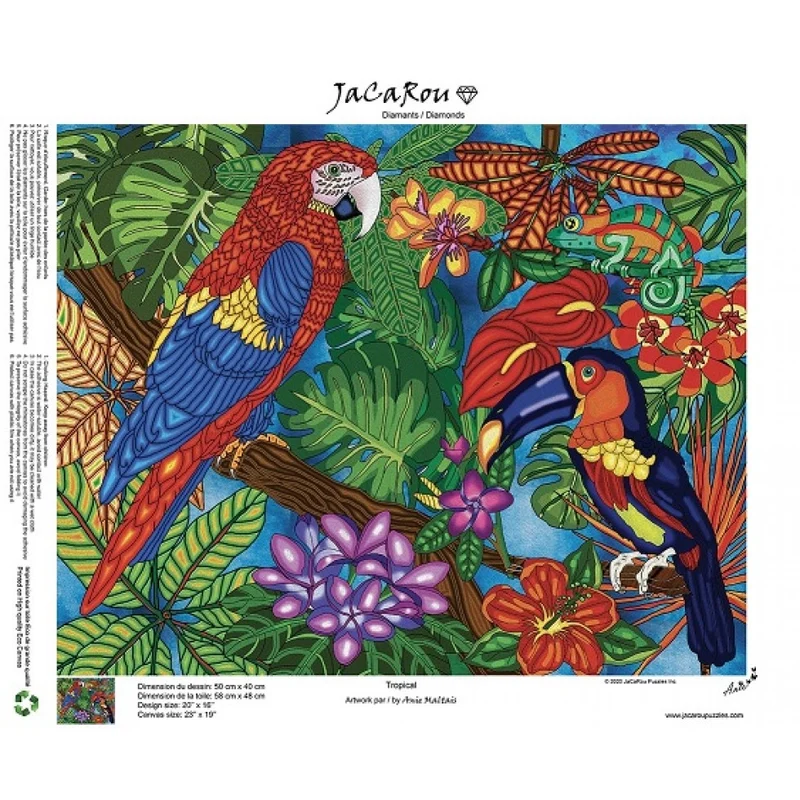 Tropical, Diamond Painting