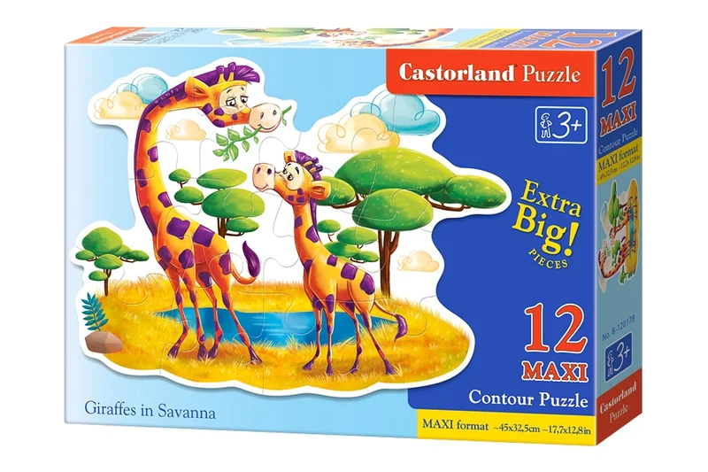 Giraffes in Savanna, MAXI