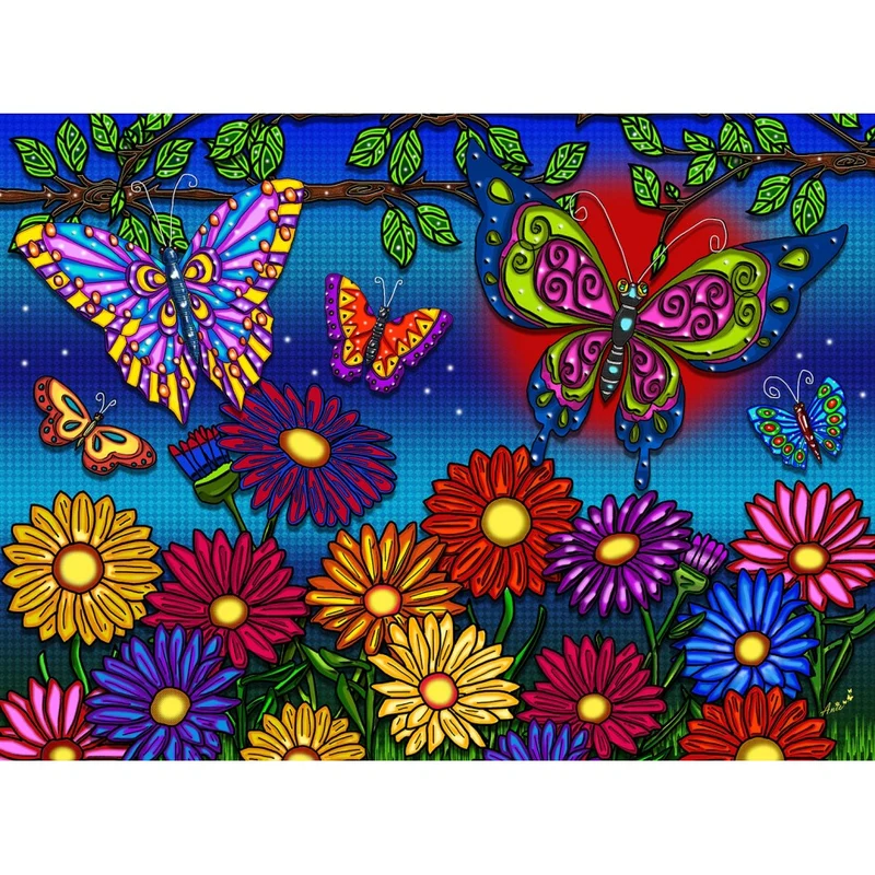 Fleurs et Papillons/ Flowers and Butterflies
