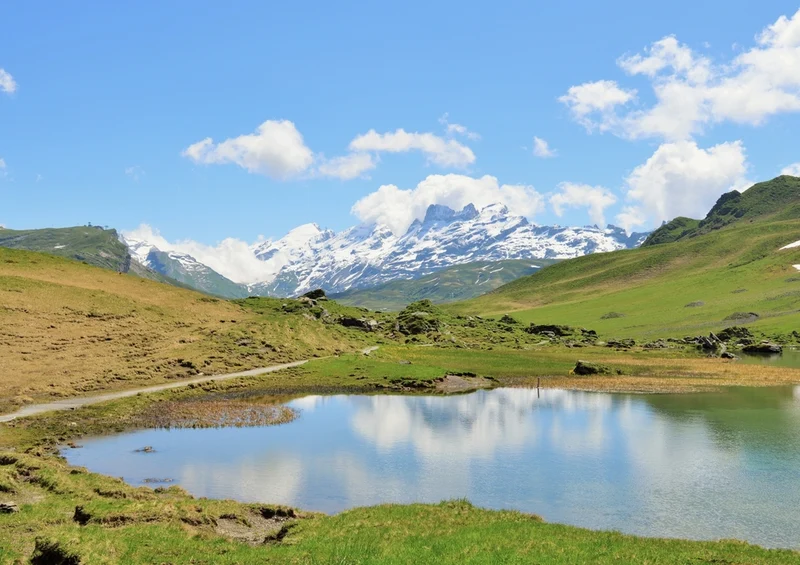 34814 Natur - Bergsee Puzzle
