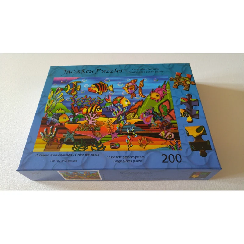 Couleurs Sous-Marines/ Color the Sea - Color Reverse Puzzle