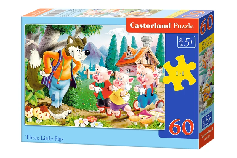 Three Little Pigs, 60pc