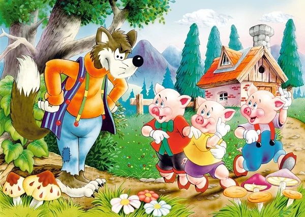 Three Little Pigs, 60pc